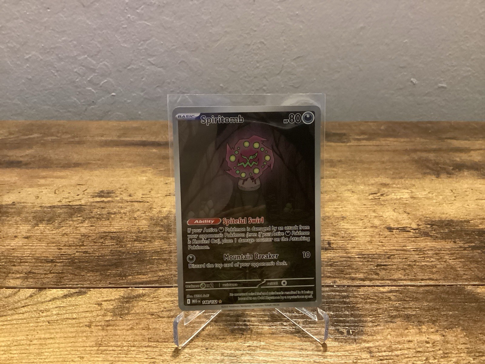Pokemon TCG Spiritomb 92/172 Sword & Shield 80 HP Rare Basic Spirit
