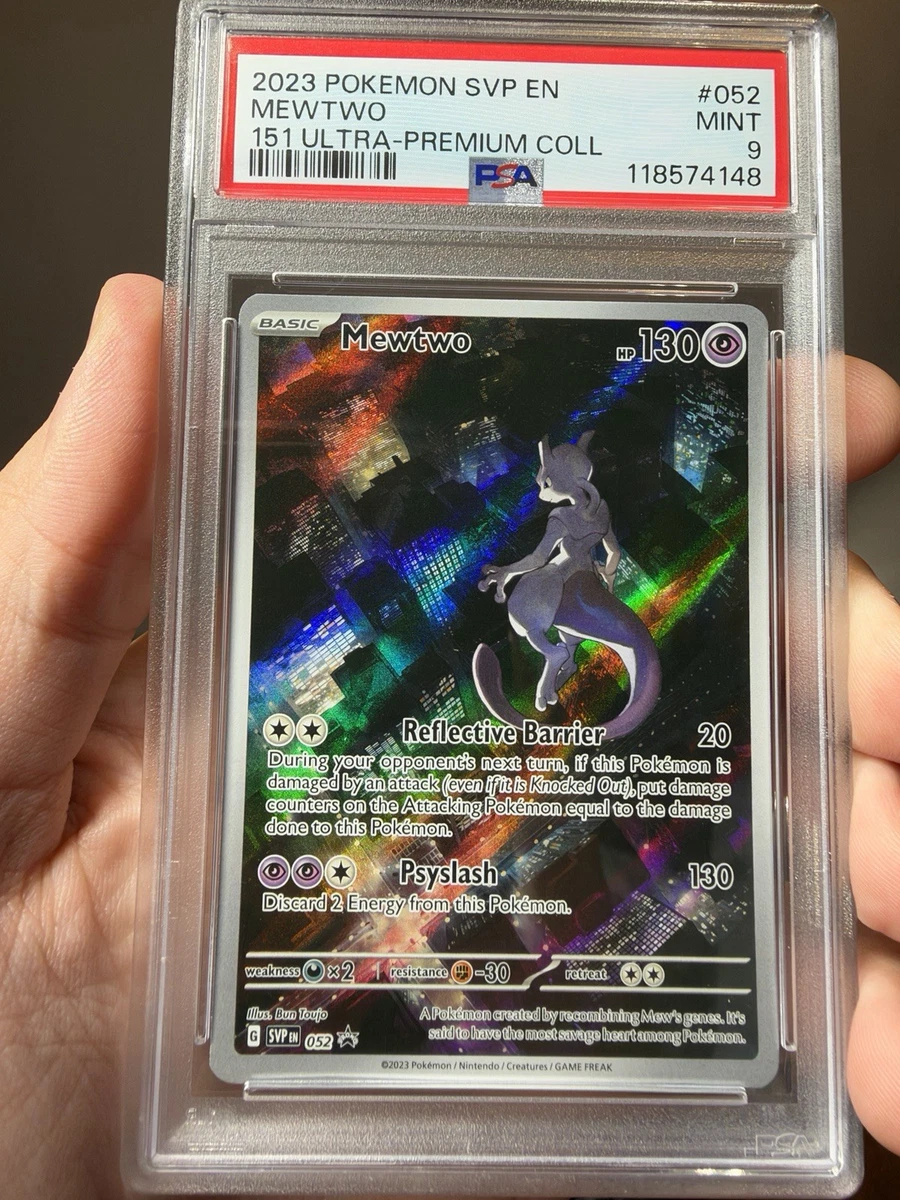 Mewtwo Pokémon TCG Professional Sports Authenticator (PSA) Grade 9