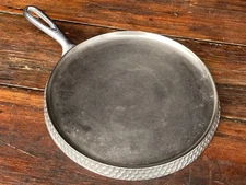 Chicago Hardware Foundry #999 Chrome Hammered Griddle 