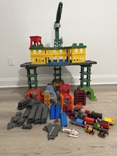 Thomas Friends Super Station Track Master COMPLETE WITH EXTRA TRAINS RARE