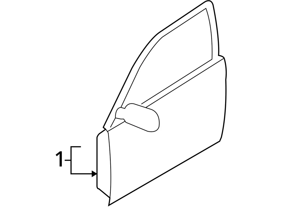 2003-2008 Mazda 6 Passenger Front Door Oem ALHGG Foto 4 de 4