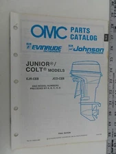 1985 OMC Parts Catalog Johnson Evinrude Junior Colt Model EJR-CEB   BIS