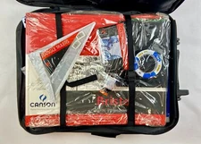The Art Institutes Luggage Fashion Portfolio Bag with Art Tools