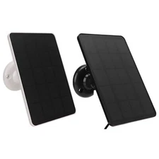 Solar Charging Panel 4W 5V with Charging Cable for Outdoor Surveillance Camera
