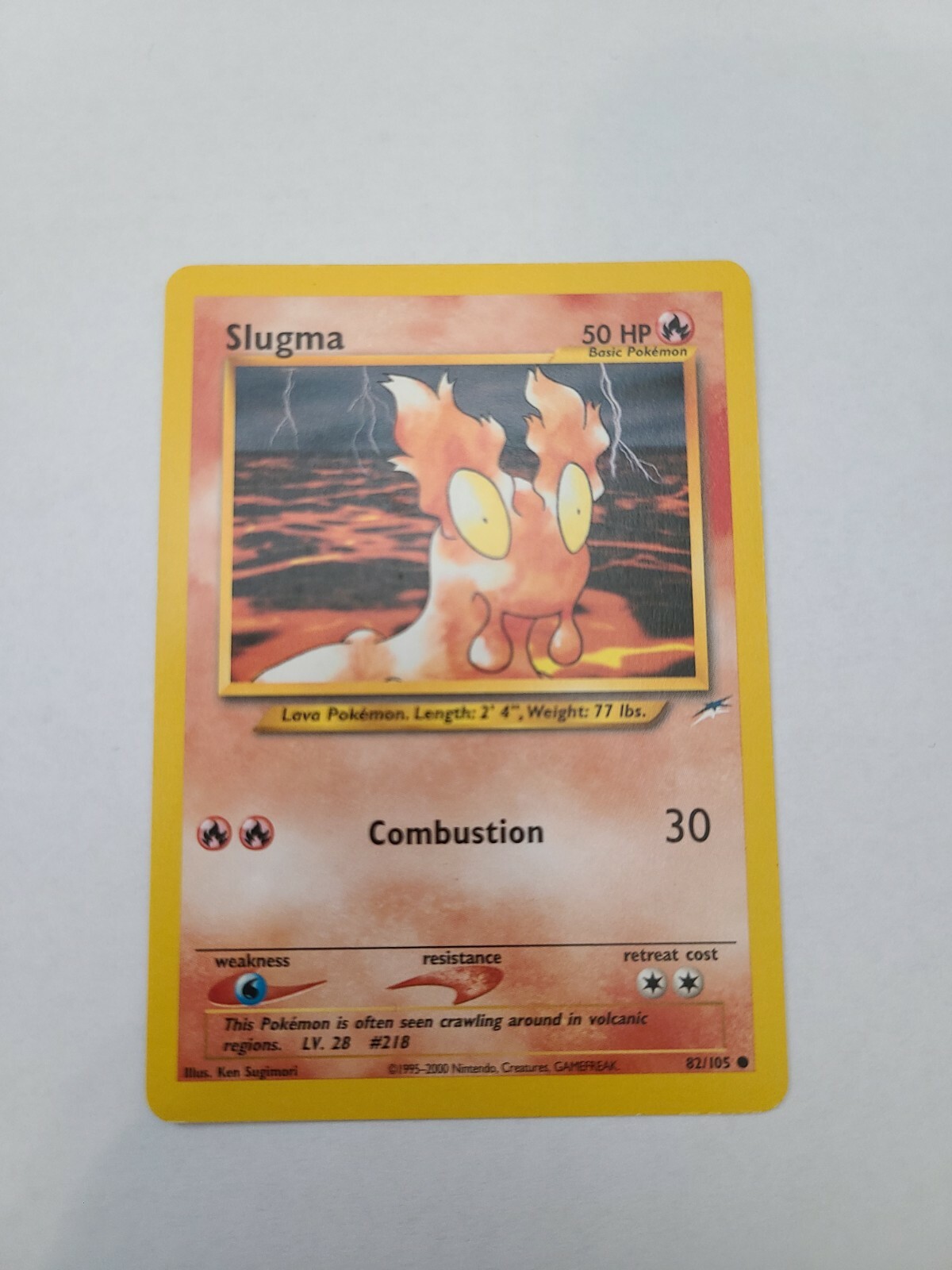 Slugma Pokemon Card 82/105