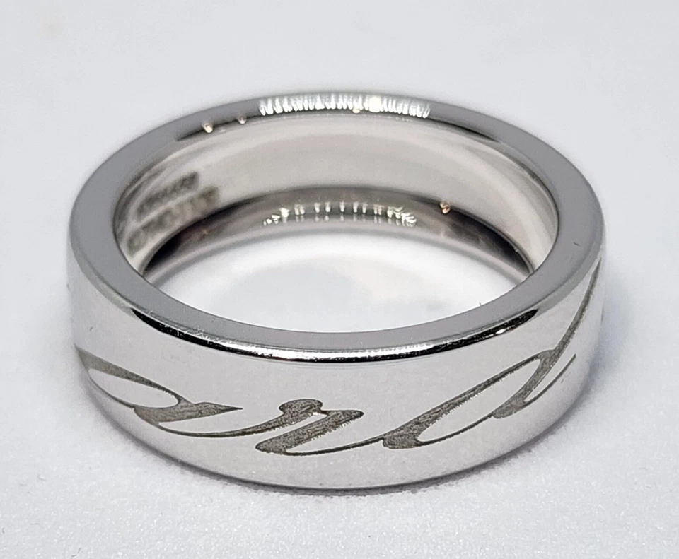Anillo Chopard Chopardissimo Signature Oro Blanco 18k 750 Talla 6 Foto 2 de 4