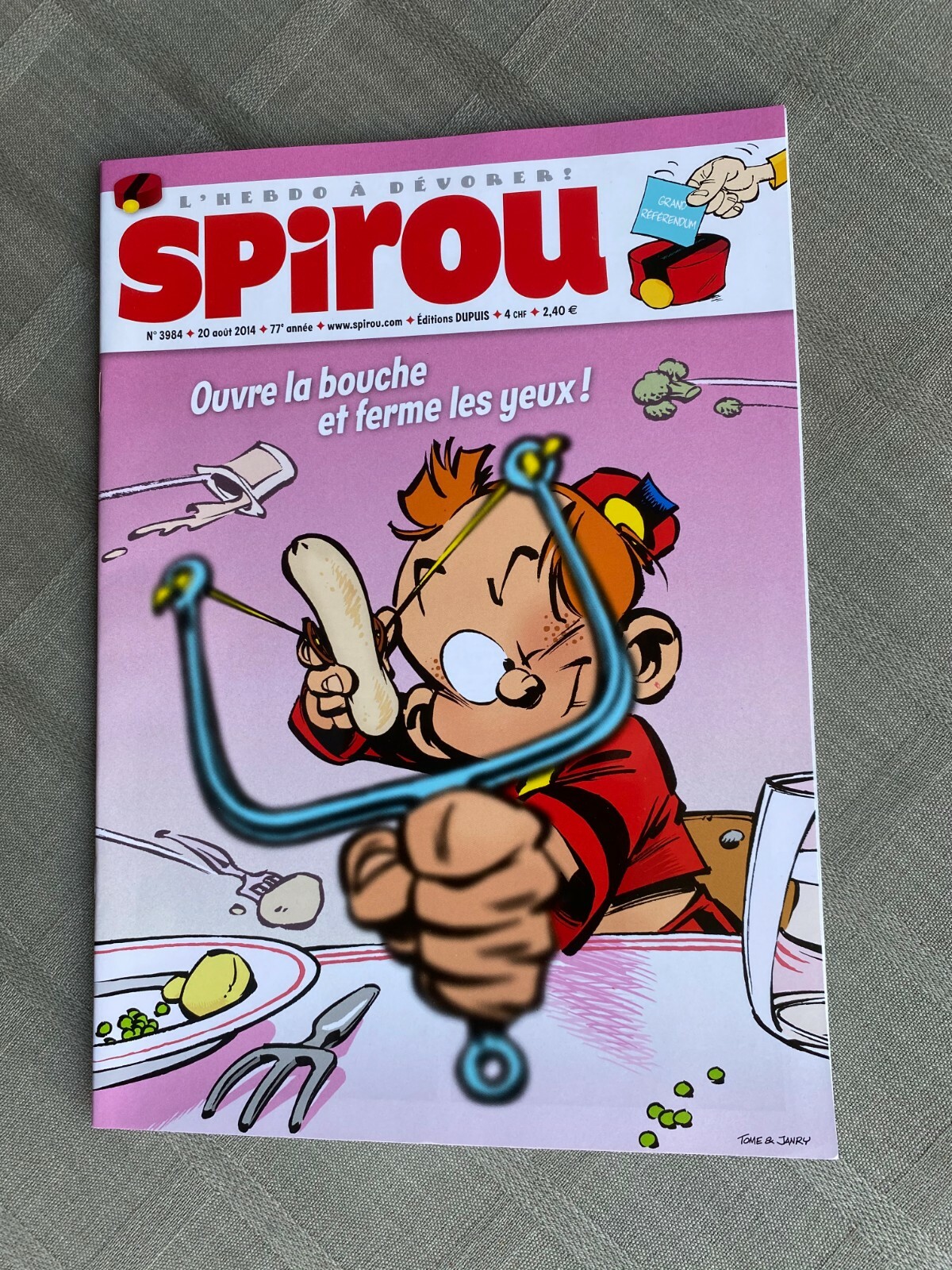 Spirou Weekly No. 3984 2014 In Excellent Condition