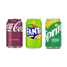 Getränke Mixpaket 72 Dosen ( Coca Cola Cherry, Fanta Exotic, Sprite )