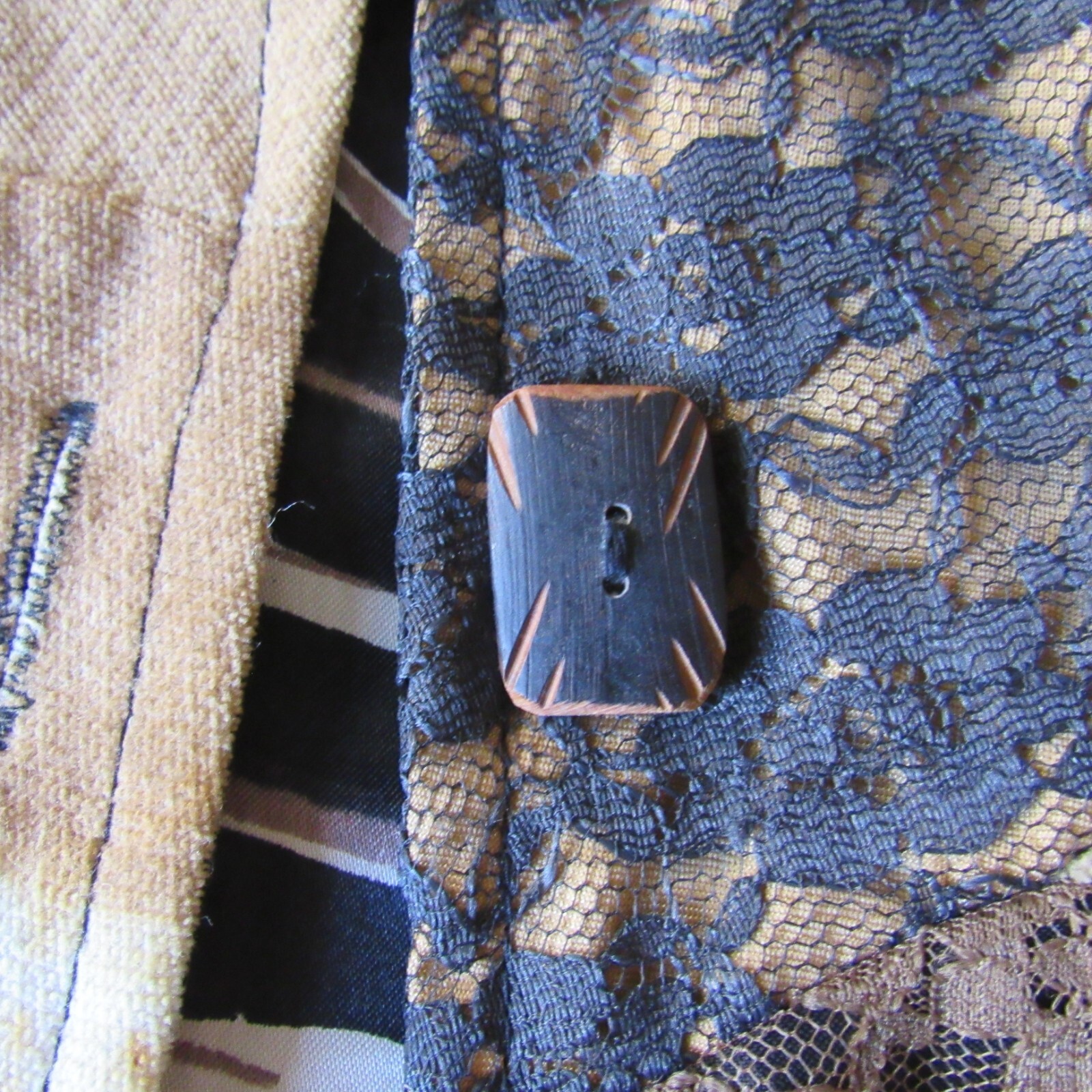 Sandy Starkman Patchwork Blazer Jacket XL Earth T… - image 4