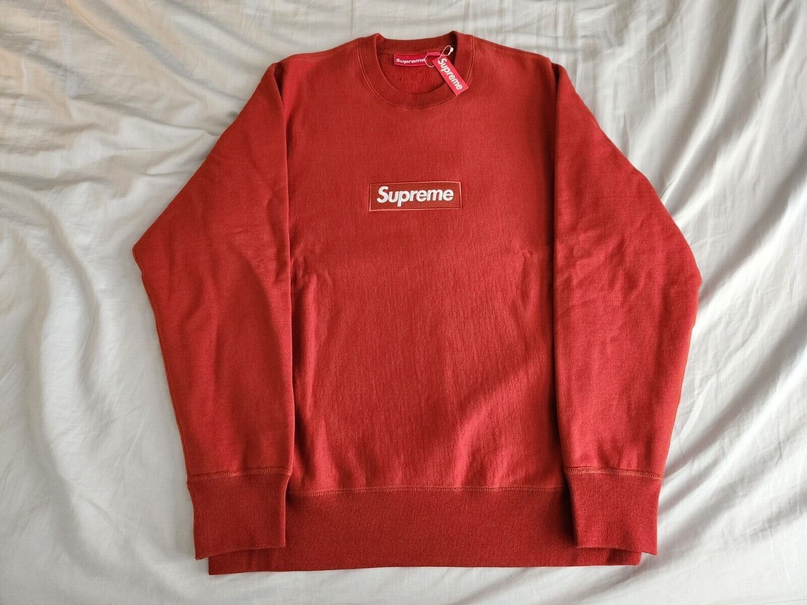 S　Supreme Box Logo Crewneck　Rust