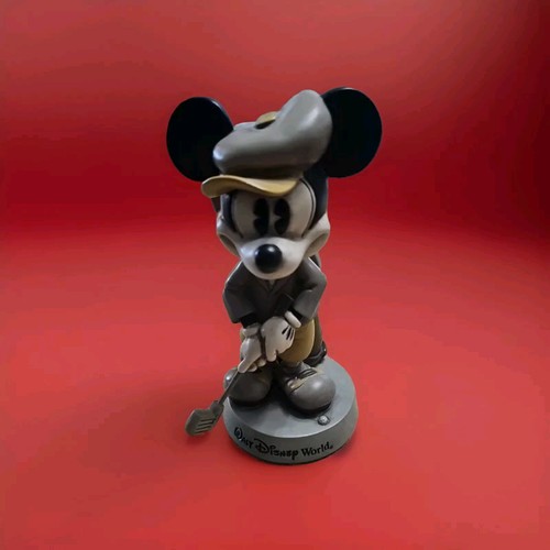 Walt Disney World Vintage Mickey Mouse Playing Golf Bobble Head