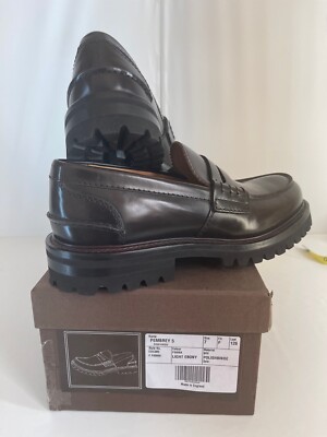CHURCH'S NWB PEMBREY 5 Loafer in Light ebony Size 8 Made in CHURCH'S NWB PEMBREY 5 Loafer in Light ebony Size 8 Made in