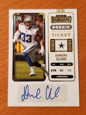 2022 Contenders Rookie Auto #234 Damone Clark  LSU Cowboys 