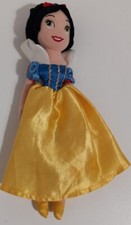 Snow White Disney Plush Soft Cloth Doll 12 In. Used Played With AS IS