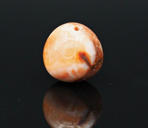 Uralter Perlenauge Karneol Naturschutz Augenstein ausgegraben Naher Osten - Bild 1 von 8