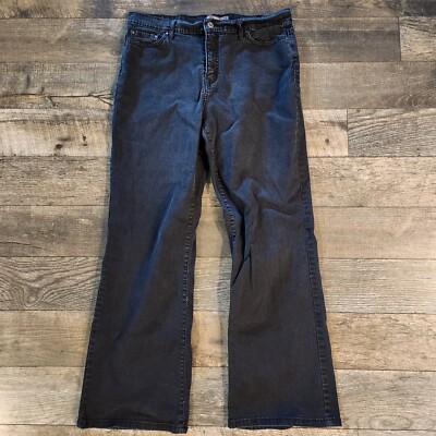 Levis Jeans Womens 16 Black 512 Bootcut Perfectly Slimming Stretch Denim Pants