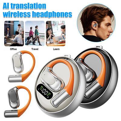 2025 Bluetooth AI Translator Earbuds 144+ Language Real-Time Translate Kopfhörer