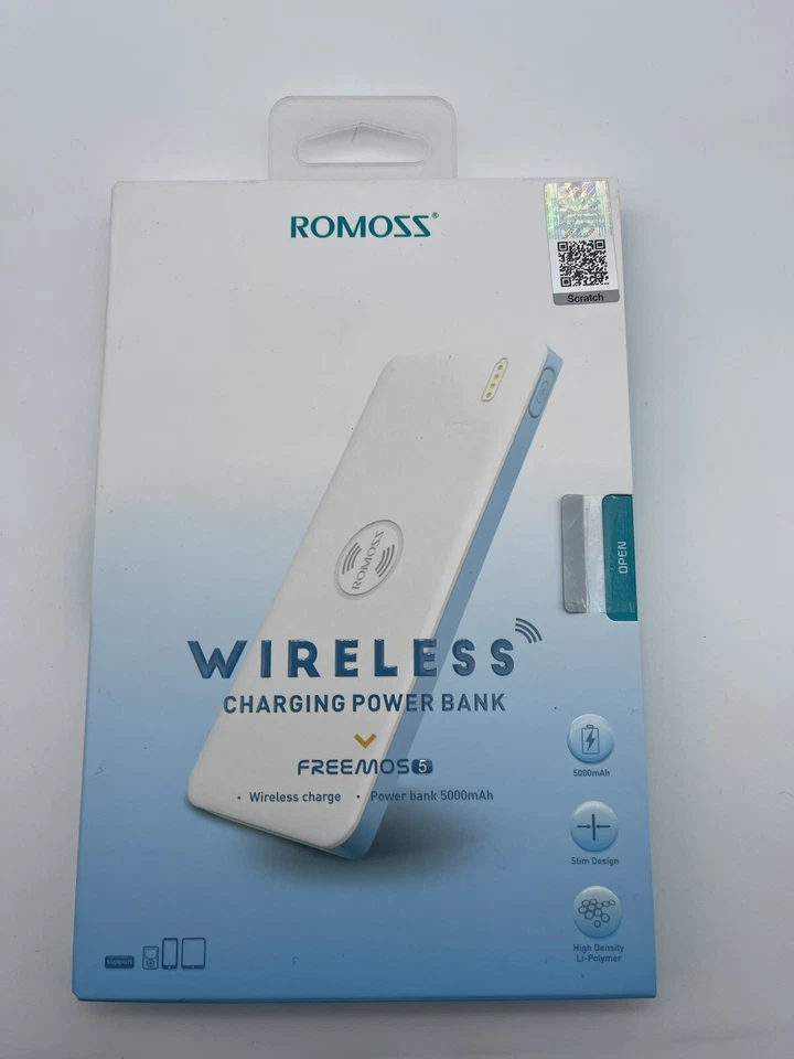 Power Bank ROMOSS Wireless  Charge Idea Regalo - Immagine 4 di 4