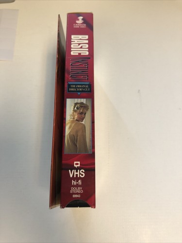 Basic Instinct (1994) Vhs Widescreen Original Directors Cut) | Michael Douglas - Picture 3 of 8