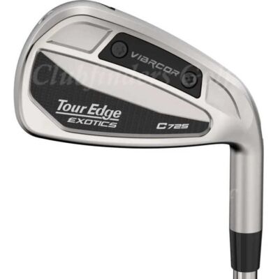 NEW Tour Edge 2025 Exotics C725 VibRcor 4-PW Iron Set Dynamic Gold Mid 115 Stiff