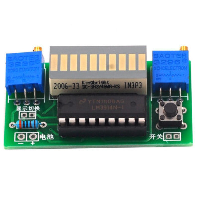 2pcs  LED battery indicator kit battery indicator 2.4-20v battery available