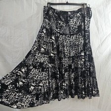 Vintage 90s whimsigoth boho a-line skirt