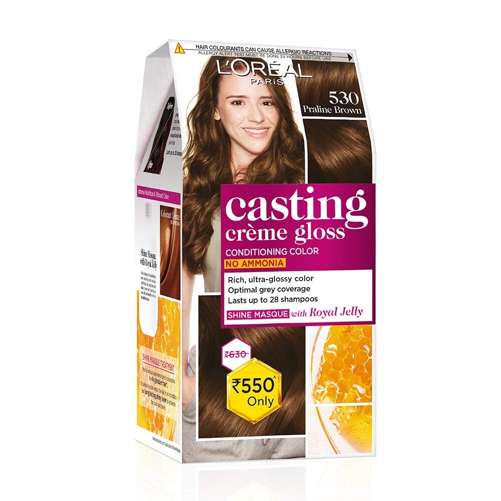 L'Oreal Paris Casting Creme Gloss Hair Color, Praline Brown 