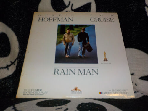 Rain Man Laserdisc LD Dustin Hoffman Tom Cruise envío gratuito $30 pedidos - Imagen 1 de 3