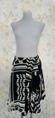 Lala Berlin Rock Damen Gr. S Seide Schwarz  Muster mit Etikett