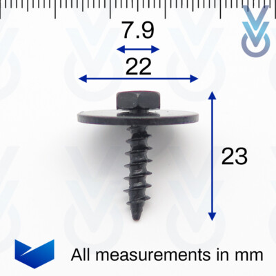 U-Nut Hex Screw Speed Fastener Undertray Sheet Clip Metal Fixing For BMW Mini eB
