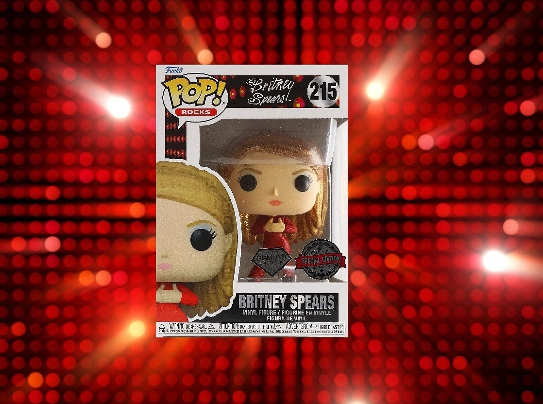 Funko Pop! Britney Spears - Oops I Did It Again 215 Diamond Glitter SE In Stock