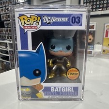 Funko POP! 2012 Heroes DC Universe BATGIRL #3 Metallic CHASE w/ POP Shield Armor