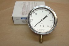 NEW Ashcroft Pressure Gauge 35-1009AW-02L 30 PSI 3 1/2 Face 351009AW02L 1/4 NPT