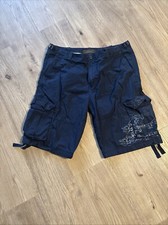 Vintage y2k old navy Blue Wave Cargo Shorts Size Men s 38