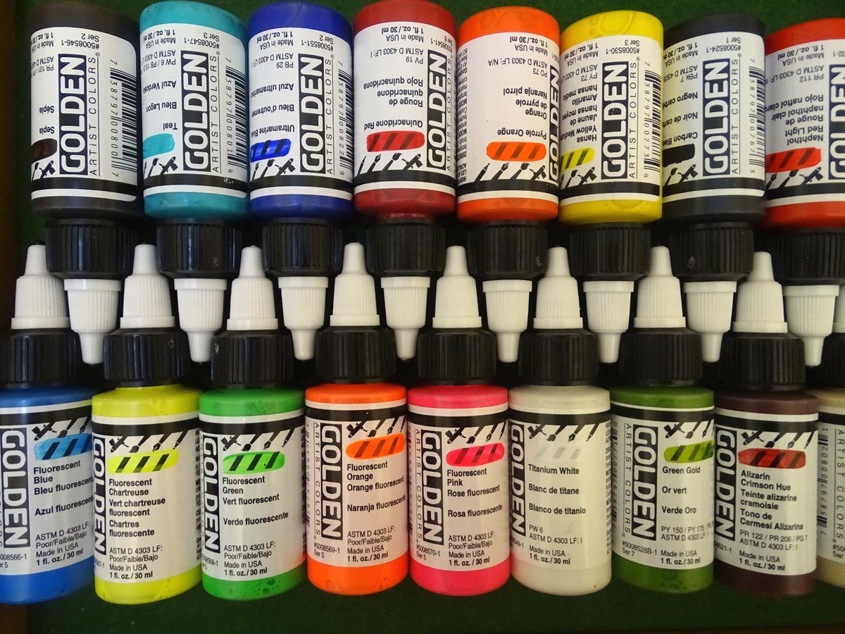 Golden Akrylfärg Highflow 30ml Nickel Azo Yellow 8534