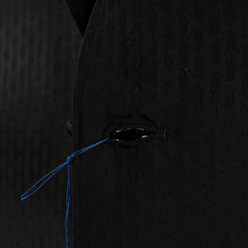 Italo Ferretti NWD Silk Blend Sport Coat Size 54 (44 US) Tonal Black Geometric - Picture 8 of 11