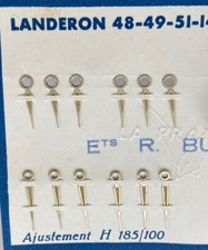 NOS JEU D'AIGUILLES ( HEURE, MINUTE ) CHRONOGRAPH LANDERON 48, 51, 148 HANDS N1