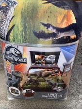 Jurassic World Comforter Twin Full 72" x 86" With Sham REVERSIBLE