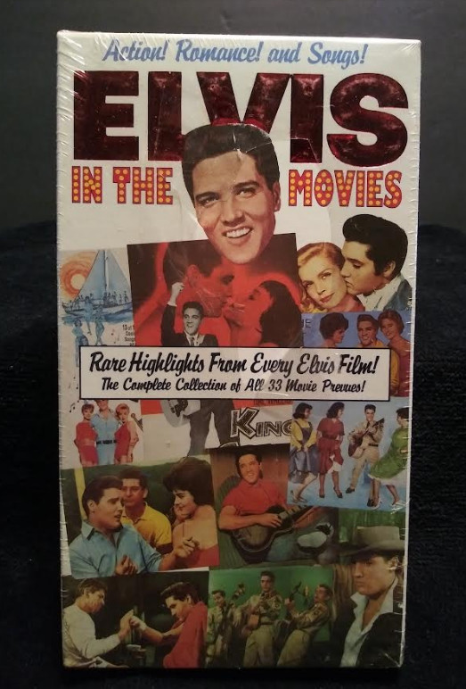 Elvis Presley 1990 VHS Tape “In The Movies” / Pre-owned/SEALED