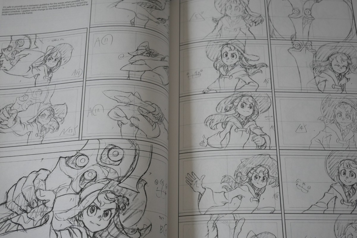 アート・デザイン・音楽 Little Witch Academia KEY ANIMATION BOOK Little Witch Academia - Key Animation Book - YouTube