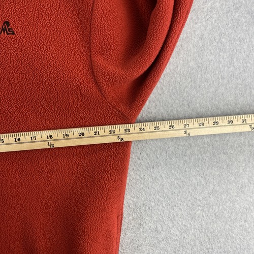 Vintage Eastern Mountain Sports EMS 1/2 Zip Fleece Jacket Mens Large Orange - Picture 10 of 12