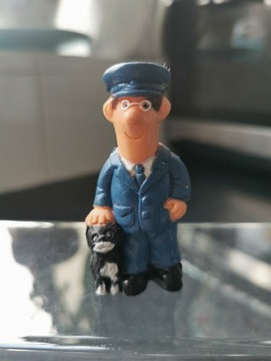Postman Pat Vintage 2.5'' PVC Figurine 1984 Woodland Jess The Cat BBC Tv HKP 80s