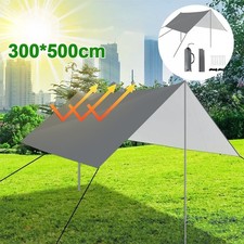 Outdoor Shade Sail Patio Suncreen Awning Garden Sun Canopy 98% UV Block NEW