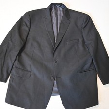 Jos. A. Bank 52R Gray 100 Wool Signature Tailored Blazer Suit Jacket Sport Coat