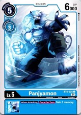 Panjyamon BT6-025 Blue Common Ultimate  Digimon CCG Card 
