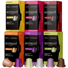 Coffee for Nespresso OriginalLine Machine 120 pods Certified Genuine Espresso...