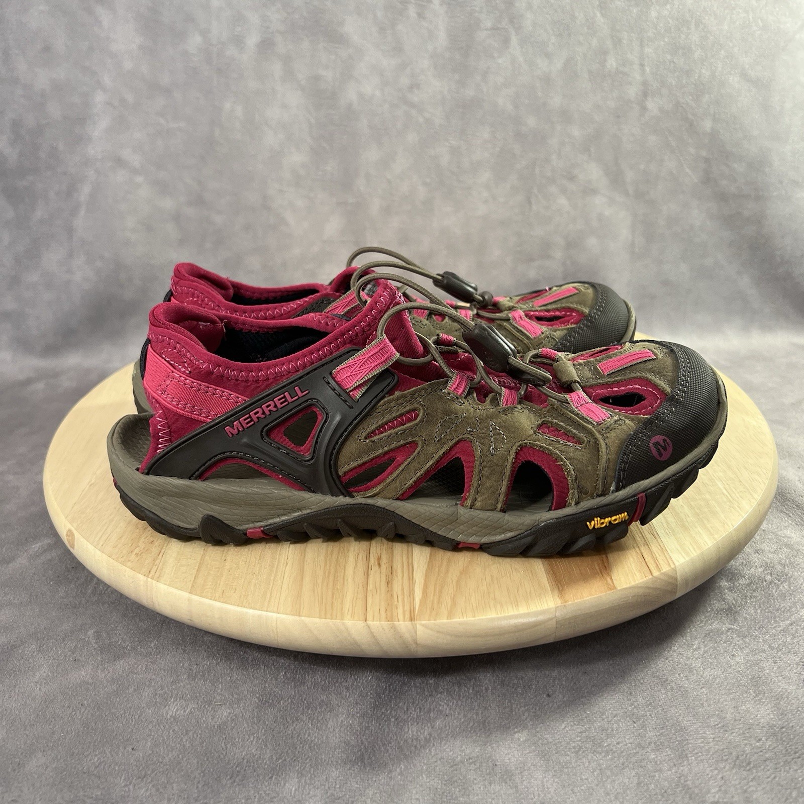 Merrell All Out Blaze Sieve donna 9 sandali marroni scarpe da trekking outdoor