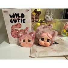 POP MART CRYBABY Wild but Cutie Series Vinyl Plush Pendant Pink Cutie 