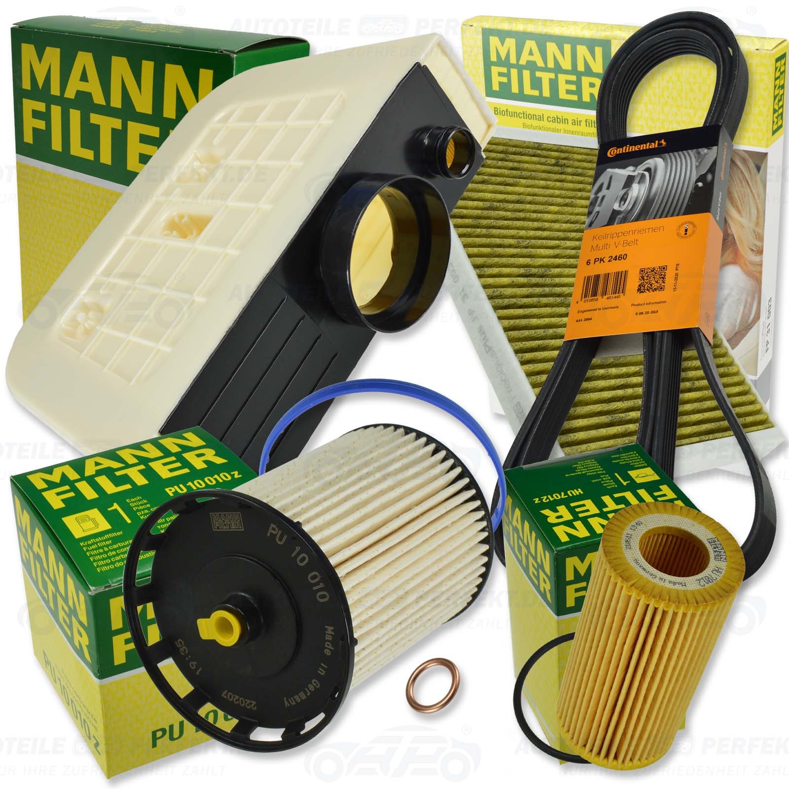 Mann Filtersatz Wartungspaket Kit Xxl (Ab) Audi Q7 4M 3,0Tdi Bis 2019-image