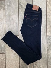 Levi  s 711 Skinny Jeans Womens 26x34 Dark Wash Stretch Denim Slim Fit